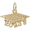 Grad Cap 2023 Large 10k Gold Charm - 10-6923-0-10k