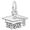 Grad Cap 2026 Charm 14K While Gold - 10-6756-0-14KW