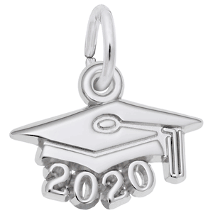 Graduation Cap 2020 Charm - Sterling Silver - 10-6750-s