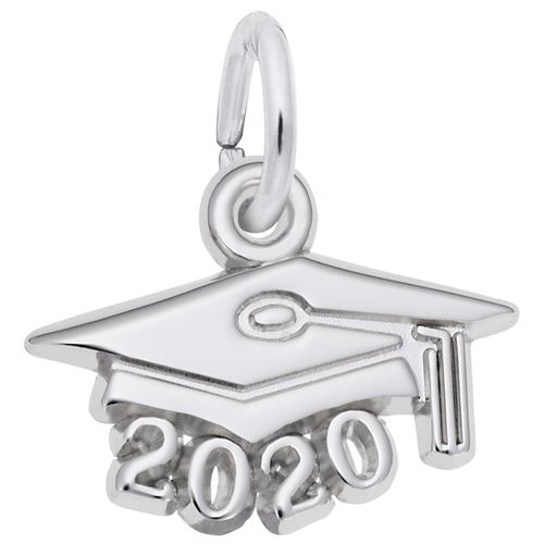 Graduation Cap 2020 Charm - Sterling Silver - 10-6750-s
