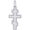 Greek Cross Charm White Gold - 10-3280