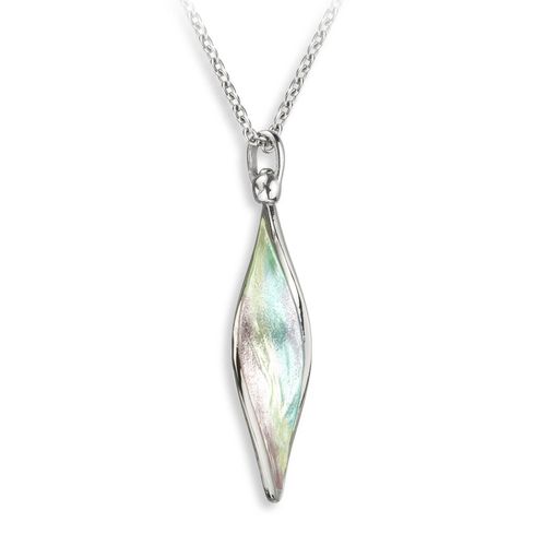 Green Aurora Necklace, Sterling Silver - NN0493A