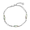 Green Color 3-piece Aurora Elongated Marquise Twist Bracelet, Sterling Silver - NA0446A