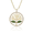 Green Emerald Lehua Pendant, Hawaiian Inspired  Pendant, FLP-37040