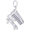 Grocery Cart Charm Silver - 10-2989