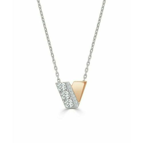Half Diamond Deco Vie Pendant