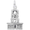 Halifax Town Clock Charm Sterling Silver - 10-1608-0-SS