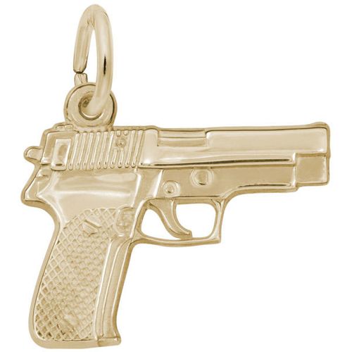 Handgun Charm 10K Gold - 10-1860