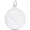 Happy Face Charm White Gold - 10-2354