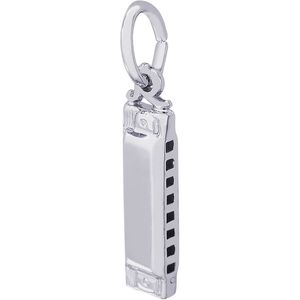 Harmonica Charm - 14K White Gold - 10-8275