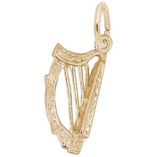 Harp Charm 14K Gold - 10-1217-0-14K