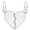 Heart Charm - 14K White Gold - 10-8357
