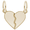 Heart Charm - Gold Plated - 10-8357