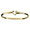 Heart Diamond Hook Bracelet - 14K Yellow Gold 4mm 6.0 Inch