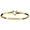 Heart Hook Bracelet - 14K Yellow Gold 4mm 7.0 Inch