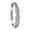 Heen Kahidi Totem Pole Hook Bracelet - Silver & 14K Gold 6mm 8.5 Inch