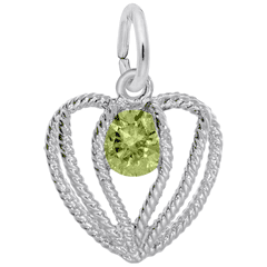 Held in Love Heart August Charm