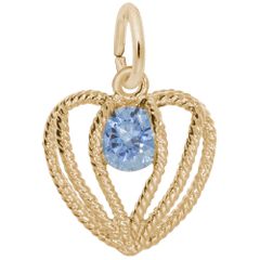 Held in Love Heart December Charm