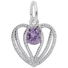 Held in Love Heart February Charm