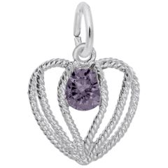 Held in Love Heart June Charm