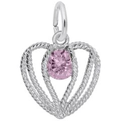Held in Love Heart October Charm