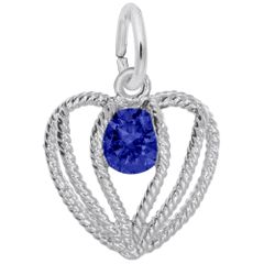 Held in Love Heart September Charm