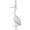 Heron Charm Silver - 10-2826