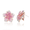Hibiscus Flower Latchback Earrings 21mm