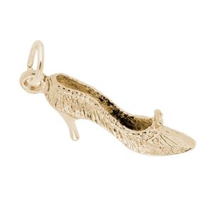 High Heel Shoe Charm - 10k Gold - 10-420-0-10K
