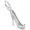 High Heel Shoe Charm Silver - 10-5493