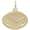 Hockey Disc Charm 10K Gold - 10-3404