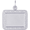 Horizontal Scroll Frame Photo Art Rectangle Charm White Gold - 10-8618