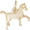 Horse Charm 14K Gold - 10-0357