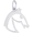 Horse Charm Silver - 10-1501