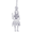 Hula Dancer Charm Silver - 10-8316