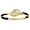 Hurricane Hunter with Airplane Bracelet - 14K Yellow Gold 4mm 6.5 Inch