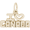 I Love Canada Charm Gold Plated - 10-6133