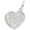 I Love U Charm White Gold - 10-4515