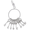 I Love You Keys Charm White Gold - 10-2248