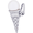 Ice Cream Cone Charm Silver - 10-8141