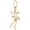 Ice Skater Charm 10K Gold - 10-0607