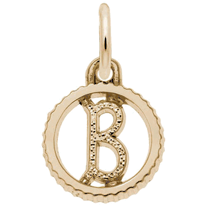 Init-b Charm 14K Gold - 10-4190-2-14K