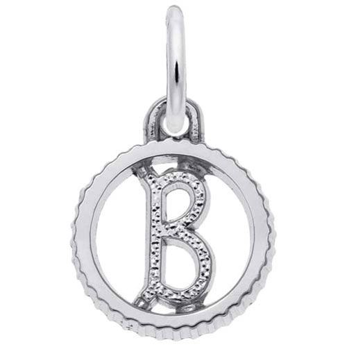 Init-b Charm 14K While Gold - 10-4190-2-14KW