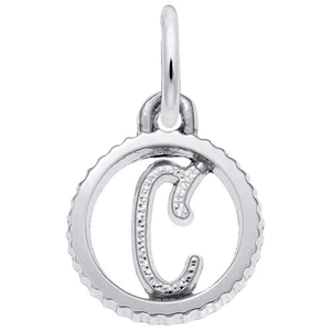 Init-c Charm 14K While Gold - 10-4190-3-14KW