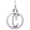 Init-c Charm Sterling Silver - 10-4190-3-SS