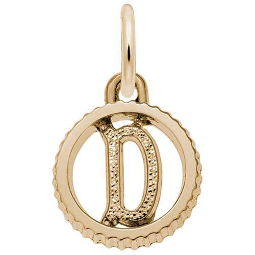 Init-d Charm 10K Gold - 10-4190-4-10K