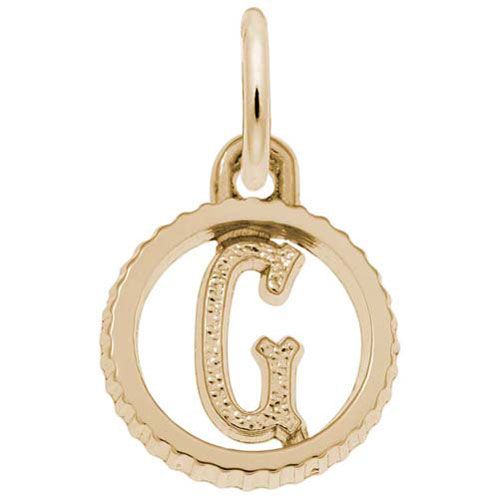 Init-g Charm 14K Gold - 10-4190-7-14K