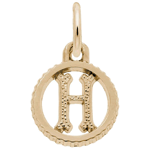Init-h Charm 10K Gold - 10-4190-8-10K