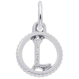 Init-l Charm 14K While Gold - 10-4190-12-14KW