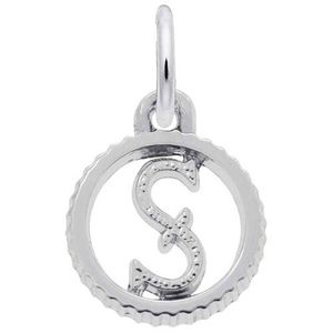 Init-s Charm 14K While Gold - 10-4190-19-14KW